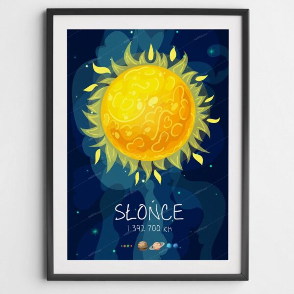 Plakat SŁOŃCE - solar dla dzieci-v1