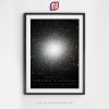 Plakat astronomiczny gromada Omega Centauri