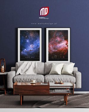 Plakat astronomiczny gromada NGC 346