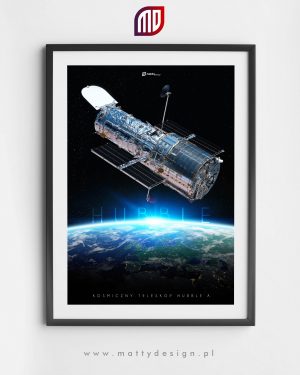 Plakat astronomiczny - Międzynarodowa Stacja Kosmiczna ISS