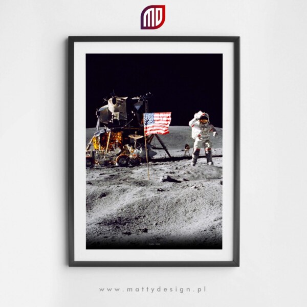 Plakat astronomiczny - Apollo 16