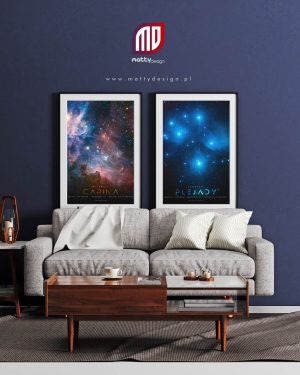 Plakat astronomiczny mgławica Carina