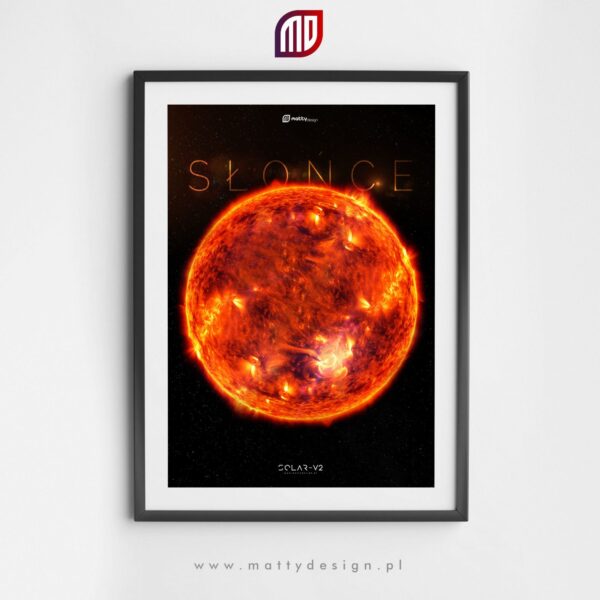 Plakat astronomiczny SŁOŃCE - solar-v2