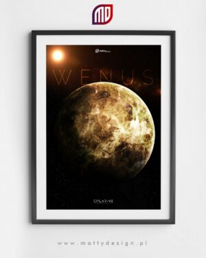 Plakat astronomiczny WENUS - solar-v2