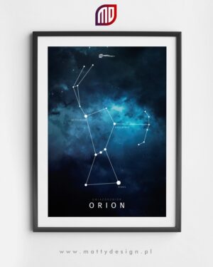 Gwiazdozbiór Orion - plakat na ścianę