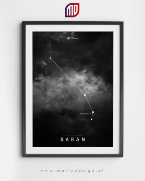 Gwiazdozbiór Baran - plakat na ścianę