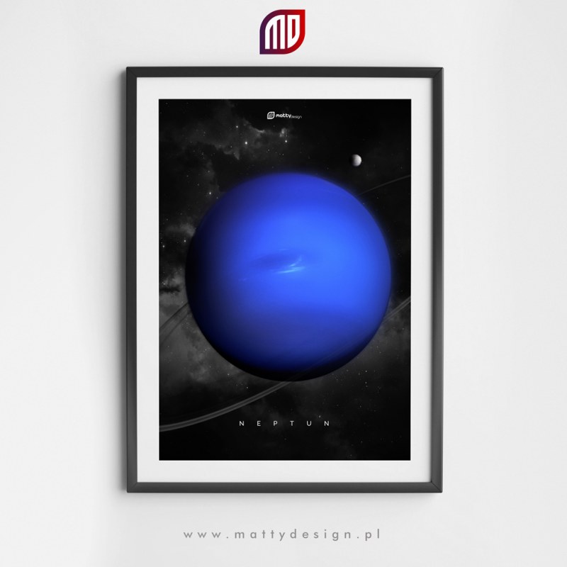Plakat Astronomiczny Na cian Neptun Planeta Uk ad S oneczny plakat-astronomiczny-na-cian-neptun-planeta-uk-ad-s-oneczny
