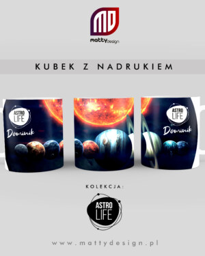 Kubek z nadrukiem astronomiczny - AstroLife Planety