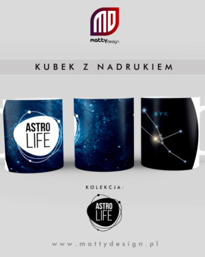 Kubek astronomiczny - AstroLife - gwiazdozbiór Byk