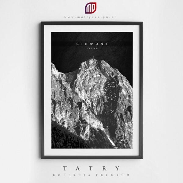 Plakat Tatry Kolekcja Premium - Giewont