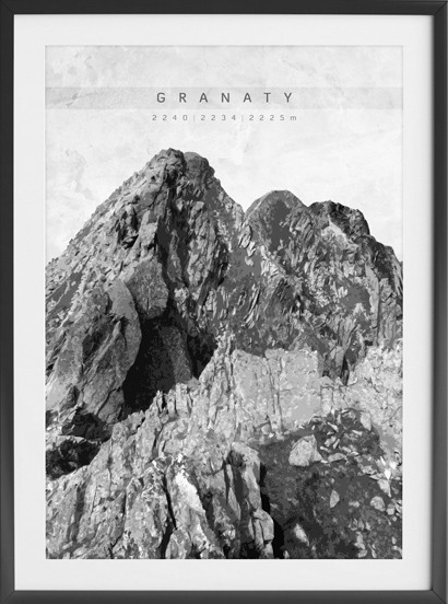 Plakat Tatry Kolekcja Premium - Granaty