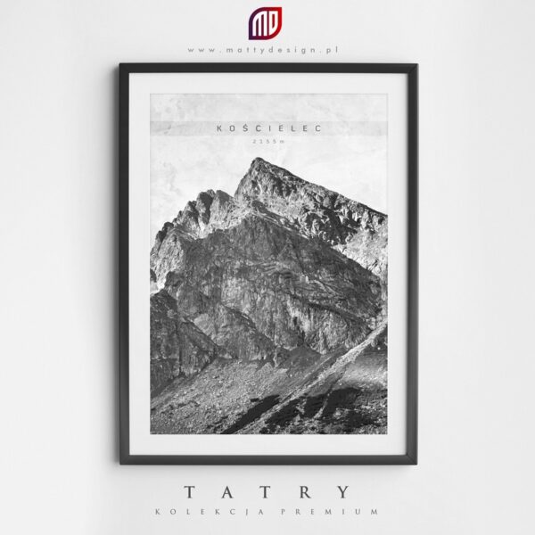 Plakat Tatry Kolekcja Premium - Kościelec