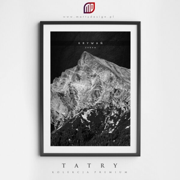 Plakat Tatry Kolekcja Premium - Krywań