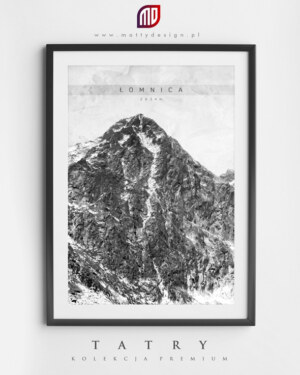 Plakat Tatry Kolekcja Premium - Łomnica