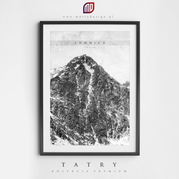 Plakat Tatry Kolekcja Premium - Łomnica