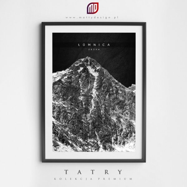 Plakat Tatry Kolekcja Premium - Łomnica