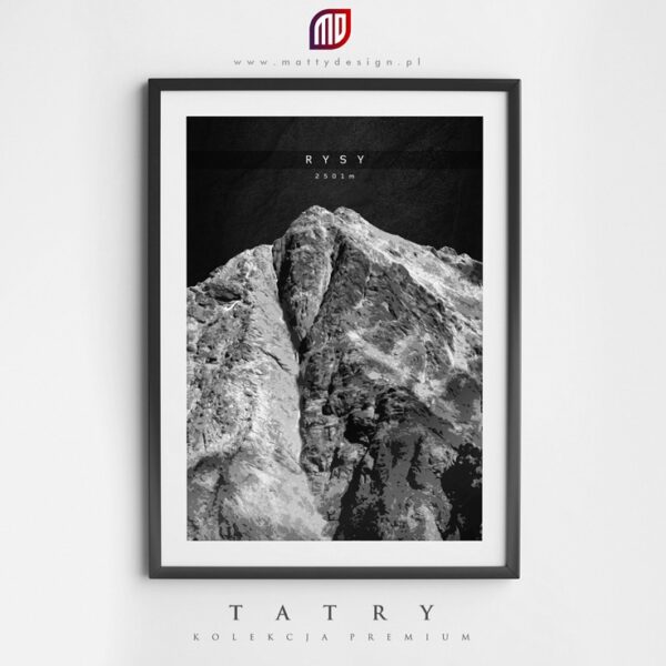 Plakat Tatry Kolekcja Premium - Rysy