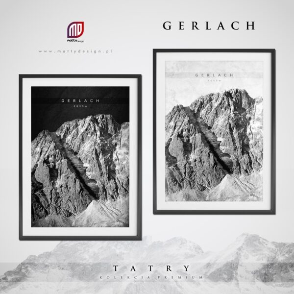 Plakat Tatry Kolekcja Premium - Gerlach