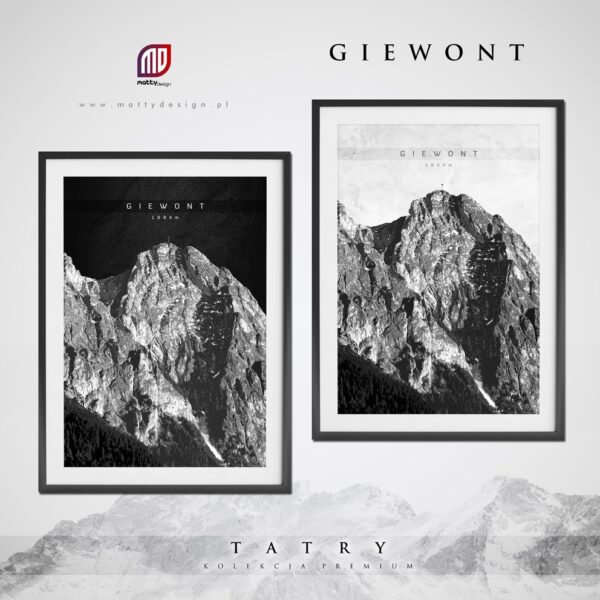 Plakat Tatry Kolekcja Premium - Giewont