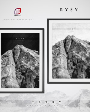 Plakat Tatry Kolekcja Premium - Rysy
